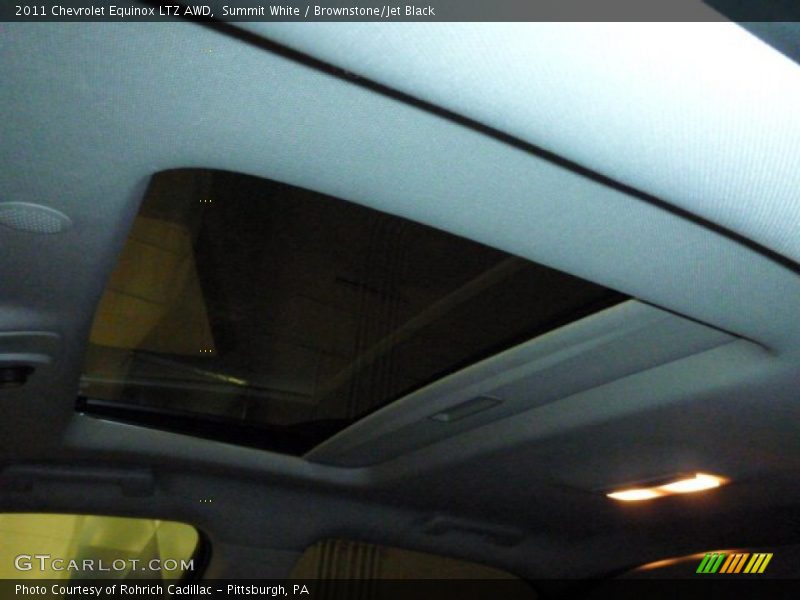 Summit White / Brownstone/Jet Black 2011 Chevrolet Equinox LTZ AWD