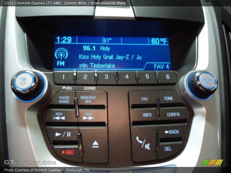 Summit White / Brownstone/Jet Black 2011 Chevrolet Equinox LTZ AWD