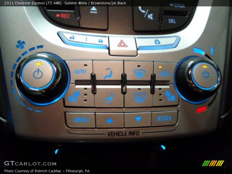 Summit White / Brownstone/Jet Black 2011 Chevrolet Equinox LTZ AWD