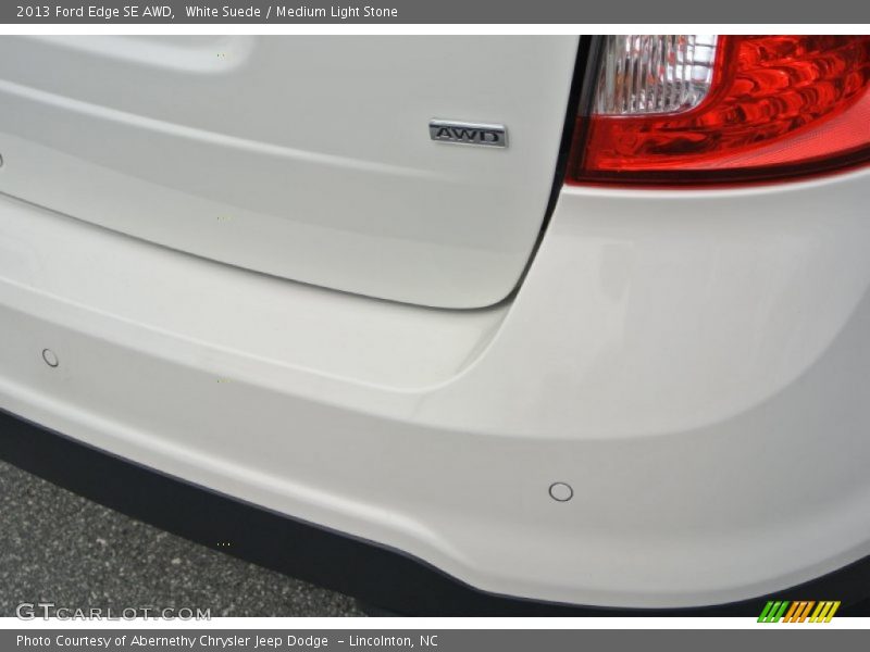 White Suede / Medium Light Stone 2013 Ford Edge SE AWD