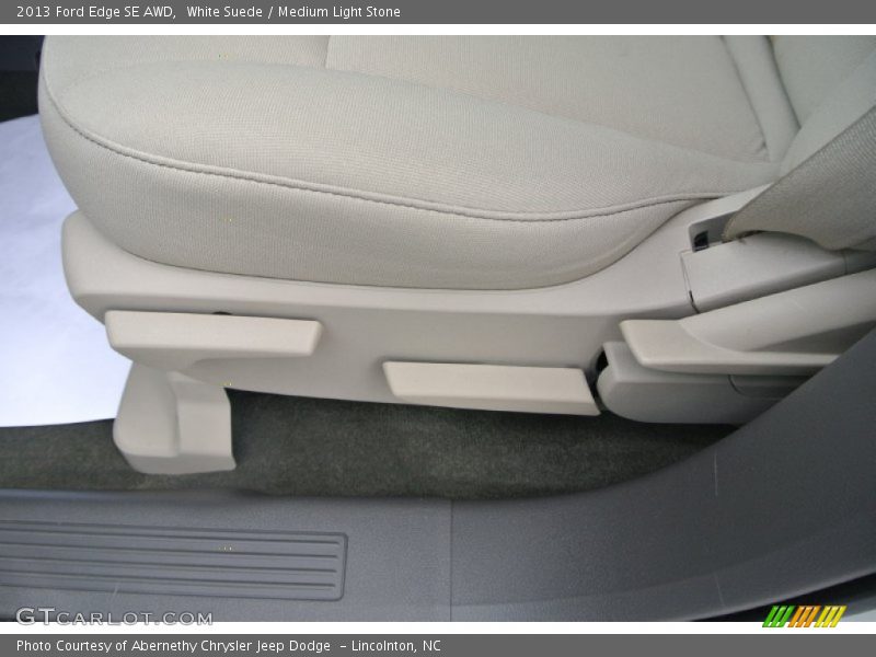 White Suede / Medium Light Stone 2013 Ford Edge SE AWD
