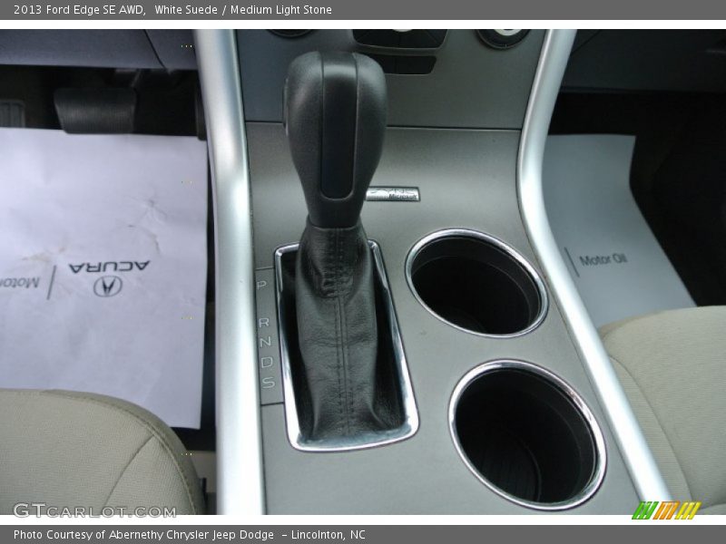 White Suede / Medium Light Stone 2013 Ford Edge SE AWD
