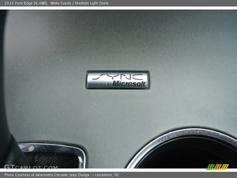 White Suede / Medium Light Stone 2013 Ford Edge SE AWD