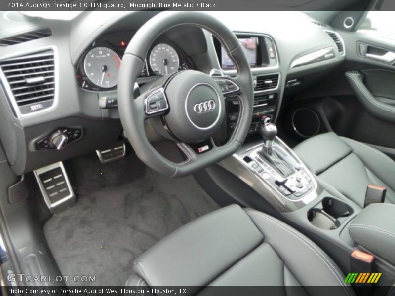 Moonlight Blue Metallic / Black 2014 Audi SQ5 Prestige 3.0 TFSI quattro