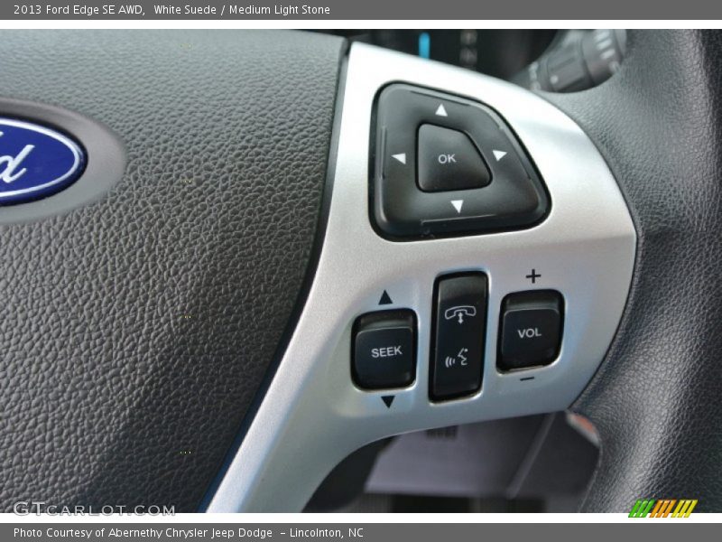 White Suede / Medium Light Stone 2013 Ford Edge SE AWD