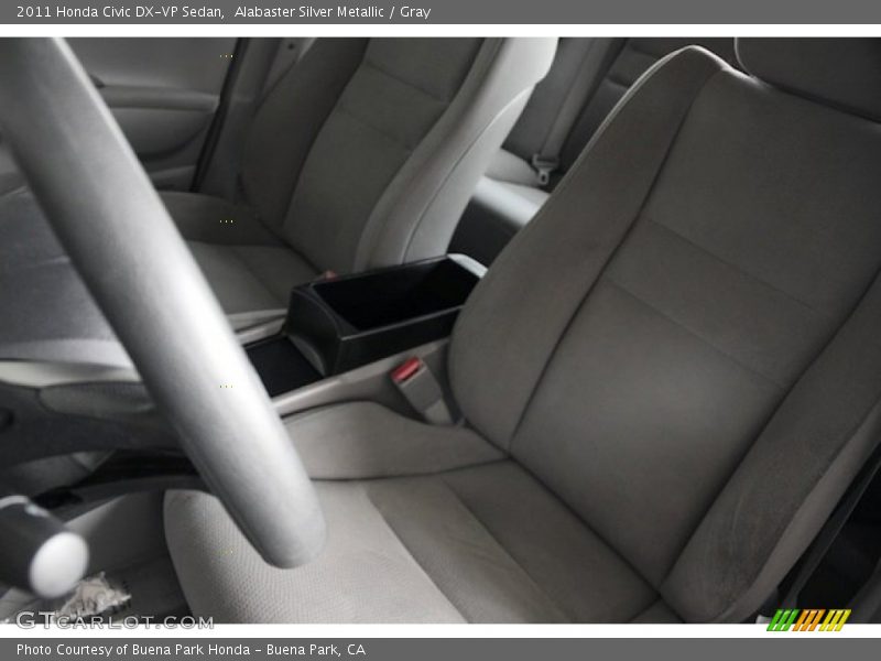 Alabaster Silver Metallic / Gray 2011 Honda Civic DX-VP Sedan