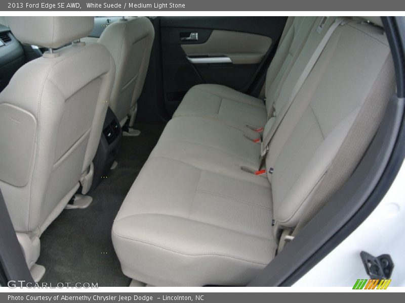 White Suede / Medium Light Stone 2013 Ford Edge SE AWD