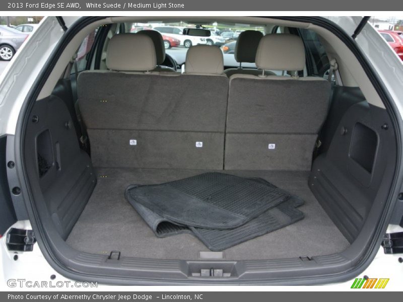 White Suede / Medium Light Stone 2013 Ford Edge SE AWD