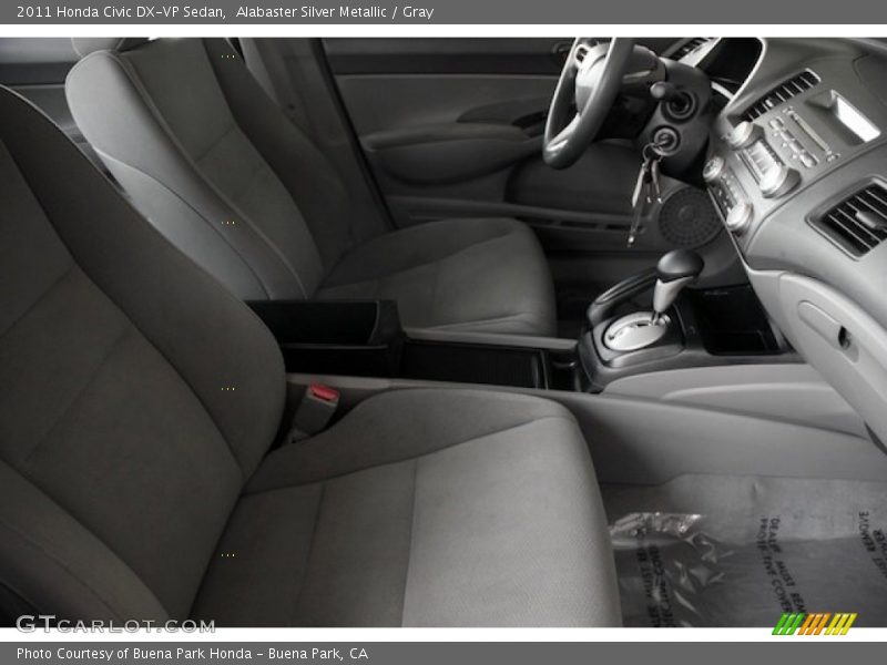 Alabaster Silver Metallic / Gray 2011 Honda Civic DX-VP Sedan