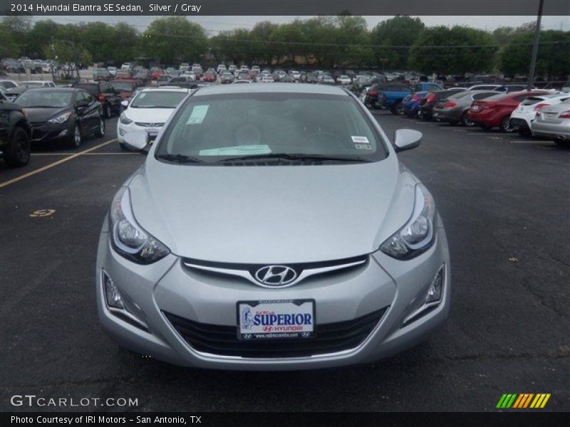 Silver / Gray 2014 Hyundai Elantra SE Sedan