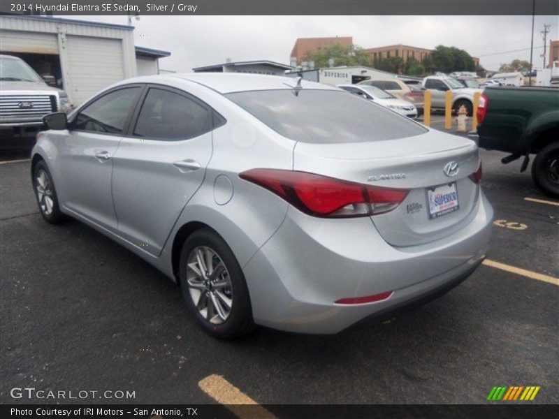 Silver / Gray 2014 Hyundai Elantra SE Sedan