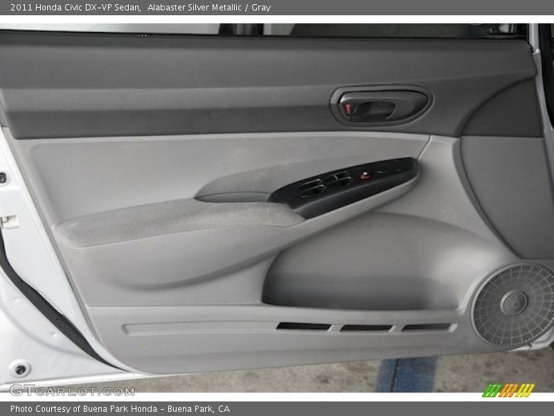 Alabaster Silver Metallic / Gray 2011 Honda Civic DX-VP Sedan