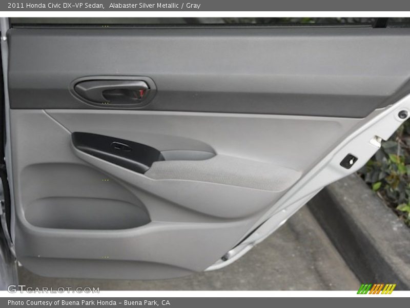 Alabaster Silver Metallic / Gray 2011 Honda Civic DX-VP Sedan