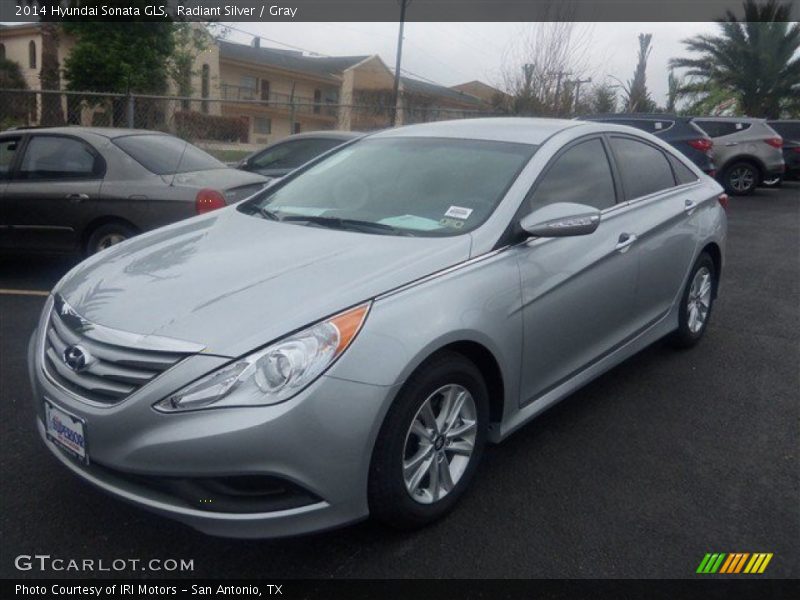 Radiant Silver / Gray 2014 Hyundai Sonata GLS