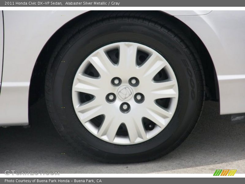 Alabaster Silver Metallic / Gray 2011 Honda Civic DX-VP Sedan