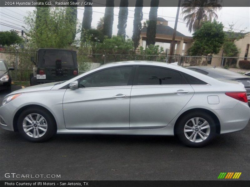 Radiant Silver / Gray 2014 Hyundai Sonata GLS