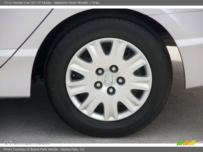 Alabaster Silver Metallic / Gray 2011 Honda Civic DX-VP Sedan