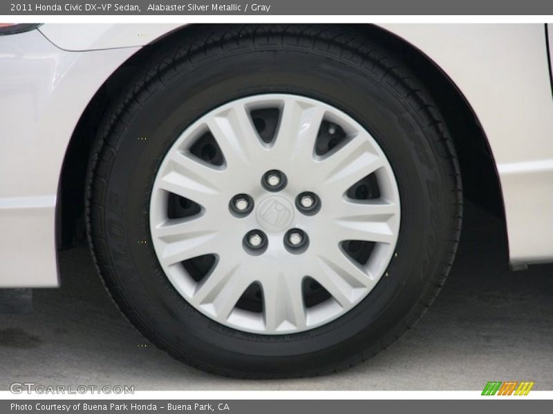 Alabaster Silver Metallic / Gray 2011 Honda Civic DX-VP Sedan