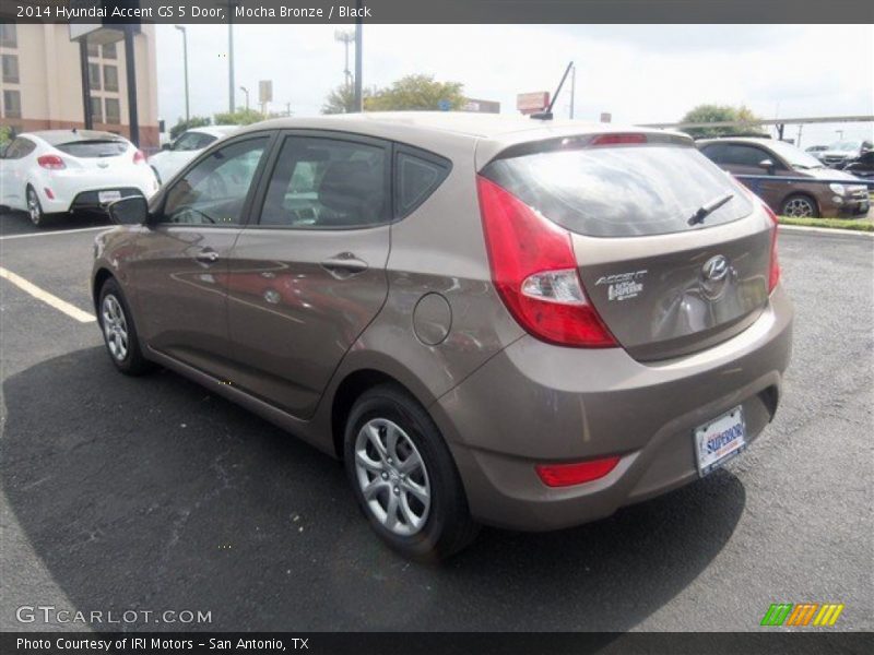 Mocha Bronze / Black 2014 Hyundai Accent GS 5 Door