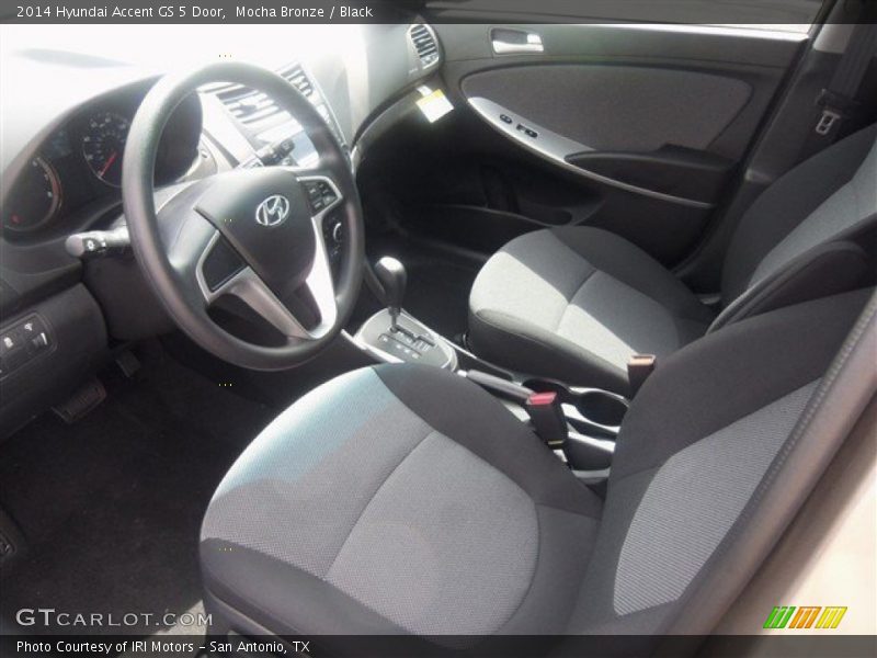 Mocha Bronze / Black 2014 Hyundai Accent GS 5 Door