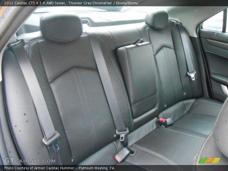 Thunder Gray ChromaFlair / Ebony/Ebony 2012 Cadillac CTS 4 3.6 AWD Sedan