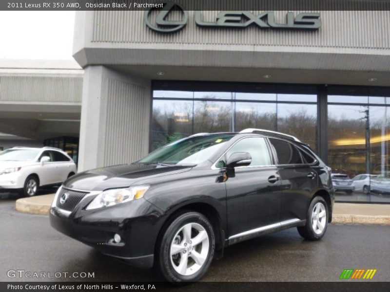 Obsidian Black / Parchment 2011 Lexus RX 350 AWD