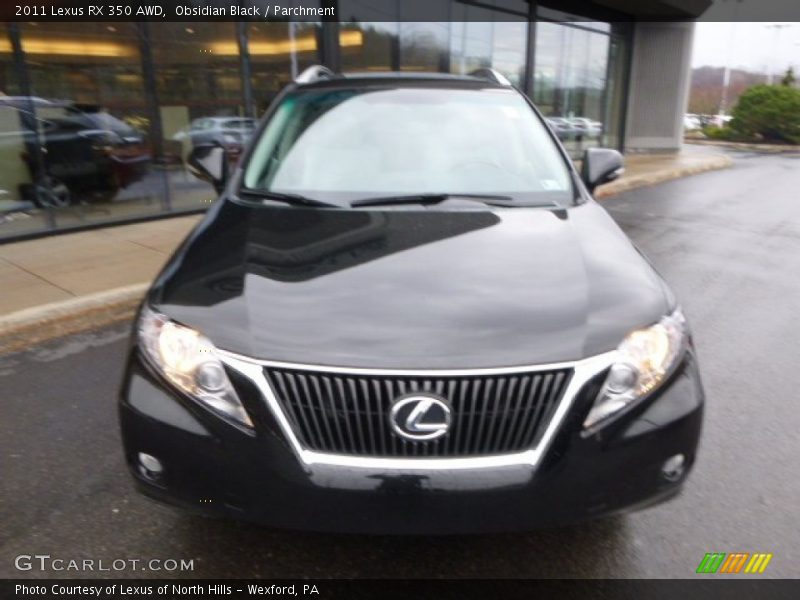 Obsidian Black / Parchment 2011 Lexus RX 350 AWD