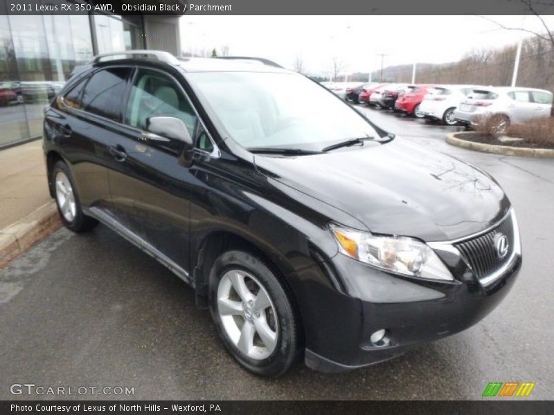 Obsidian Black / Parchment 2011 Lexus RX 350 AWD