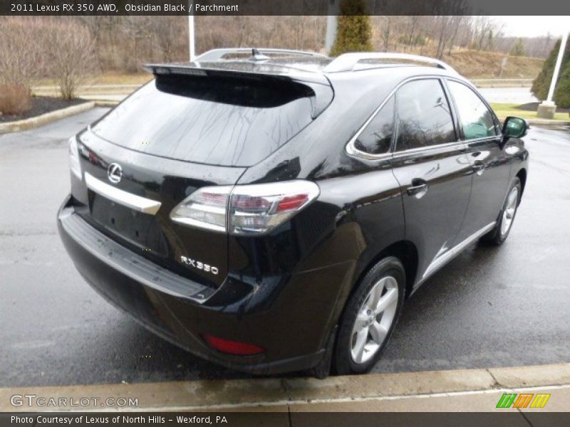 Obsidian Black / Parchment 2011 Lexus RX 350 AWD
