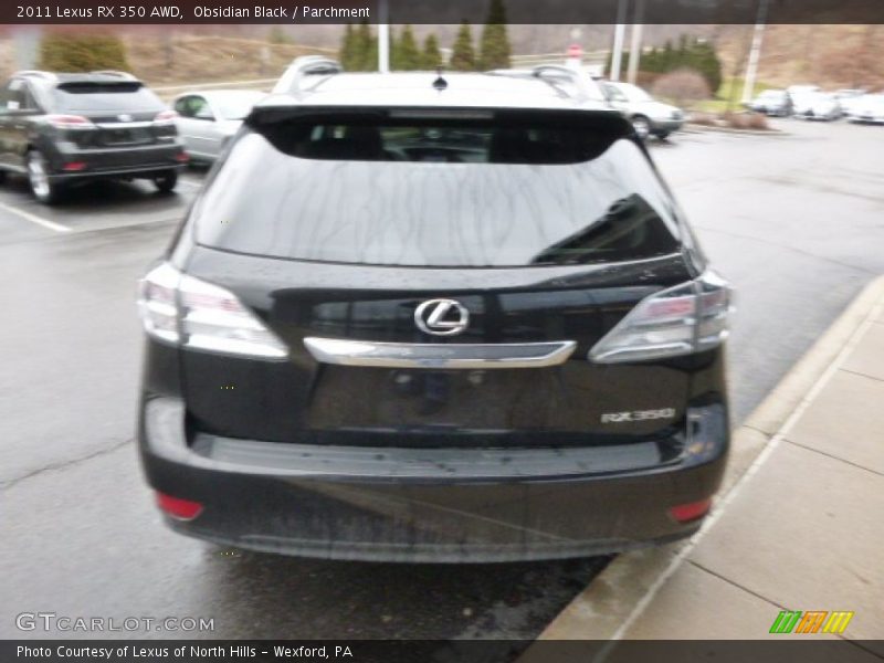 Obsidian Black / Parchment 2011 Lexus RX 350 AWD