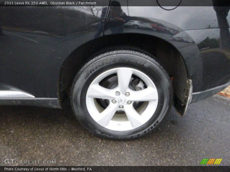 Obsidian Black / Parchment 2011 Lexus RX 350 AWD