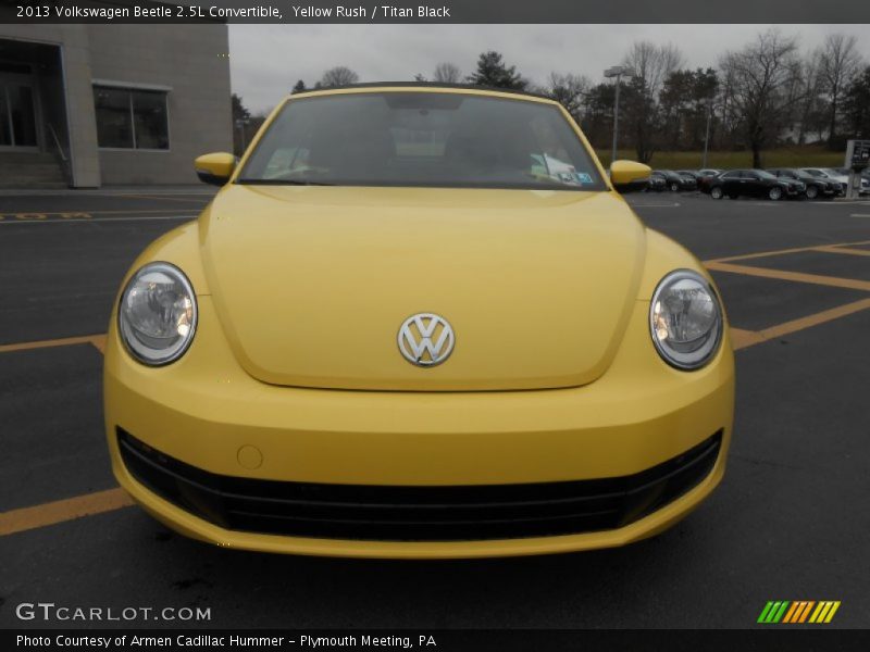 Yellow Rush / Titan Black 2013 Volkswagen Beetle 2.5L Convertible