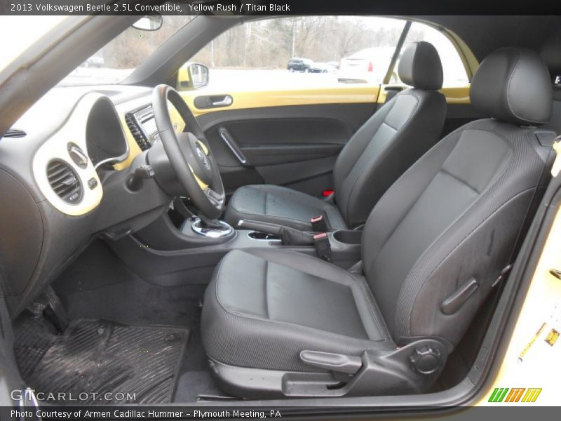 Yellow Rush / Titan Black 2013 Volkswagen Beetle 2.5L Convertible