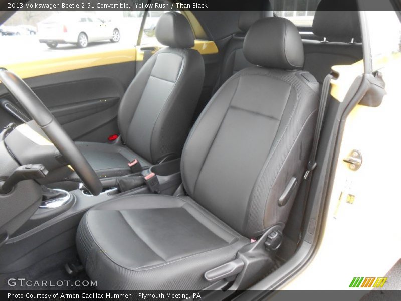 Yellow Rush / Titan Black 2013 Volkswagen Beetle 2.5L Convertible