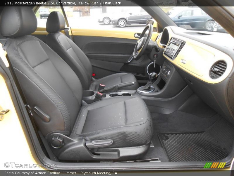 Yellow Rush / Titan Black 2013 Volkswagen Beetle 2.5L Convertible