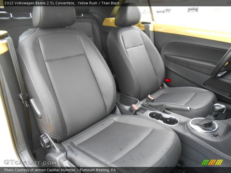 Yellow Rush / Titan Black 2013 Volkswagen Beetle 2.5L Convertible