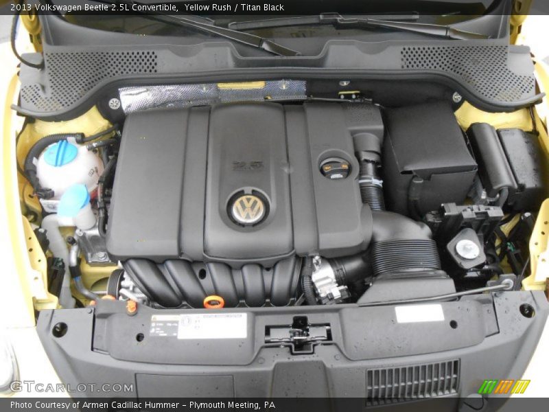 Yellow Rush / Titan Black 2013 Volkswagen Beetle 2.5L Convertible