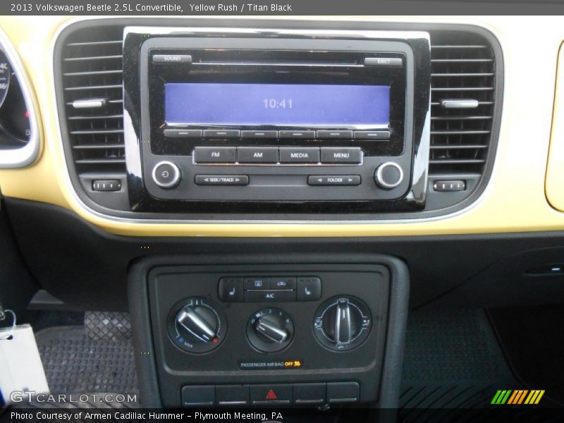 Yellow Rush / Titan Black 2013 Volkswagen Beetle 2.5L Convertible