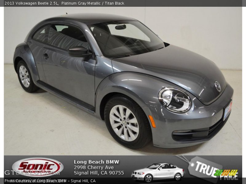 Platinum Gray Metallic / Titan Black 2013 Volkswagen Beetle 2.5L
