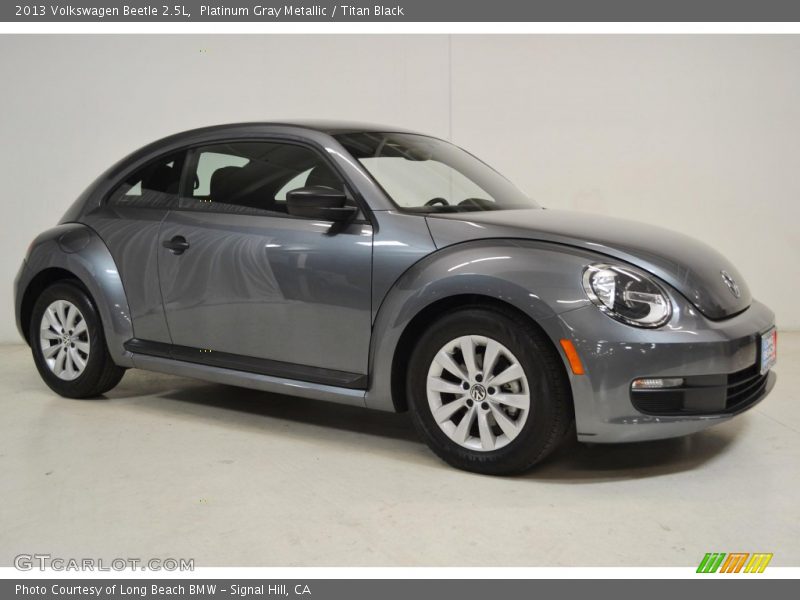 Platinum Gray Metallic / Titan Black 2013 Volkswagen Beetle 2.5L