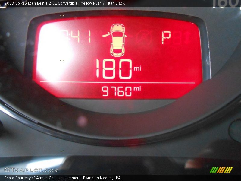 Yellow Rush / Titan Black 2013 Volkswagen Beetle 2.5L Convertible