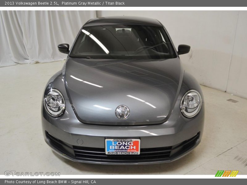 Platinum Gray Metallic / Titan Black 2013 Volkswagen Beetle 2.5L