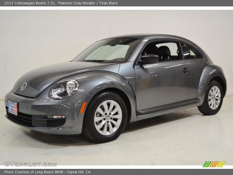 Platinum Gray Metallic / Titan Black 2013 Volkswagen Beetle 2.5L