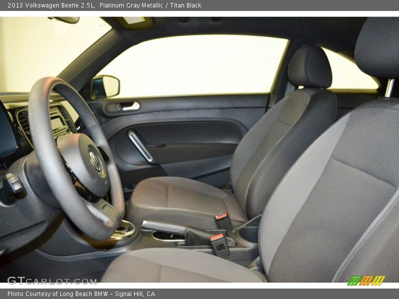Front Seat of 2013 Beetle 2.5L