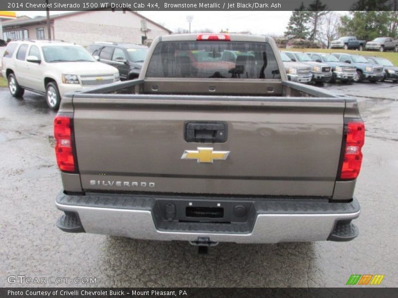 Brownstone Metallic / Jet Black/Dark Ash 2014 Chevrolet Silverado 1500 WT Double Cab 4x4