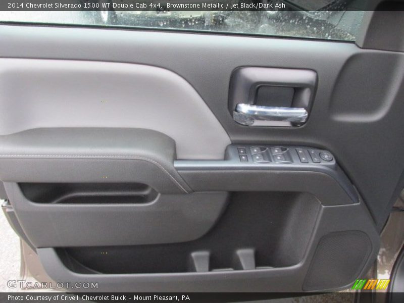 Brownstone Metallic / Jet Black/Dark Ash 2014 Chevrolet Silverado 1500 WT Double Cab 4x4