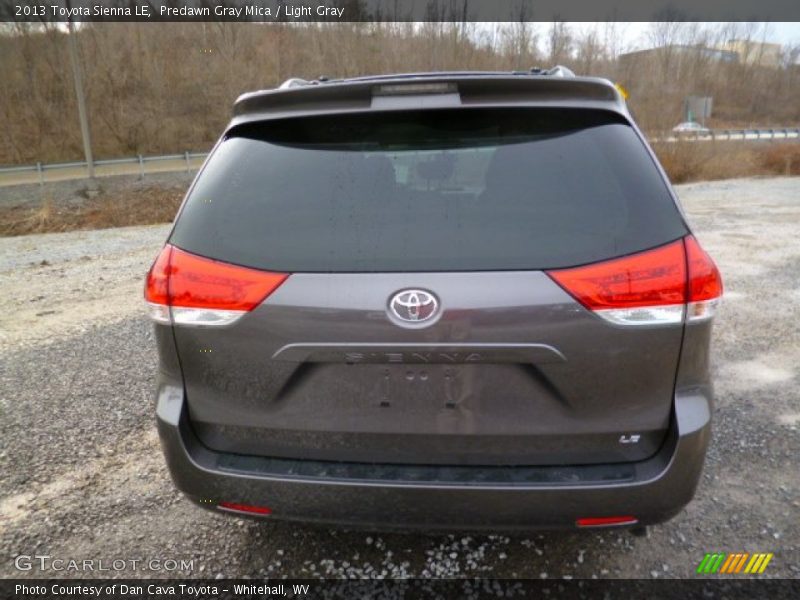 Predawn Gray Mica / Light Gray 2013 Toyota Sienna LE