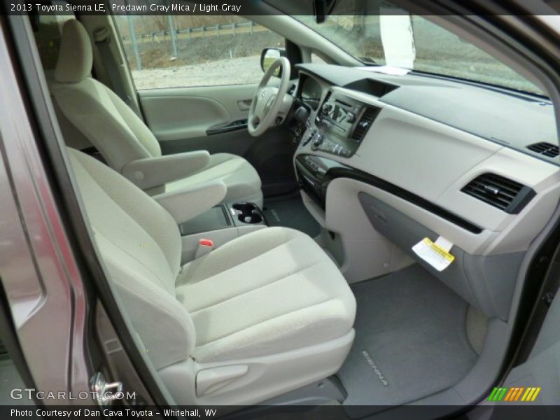 Predawn Gray Mica / Light Gray 2013 Toyota Sienna LE