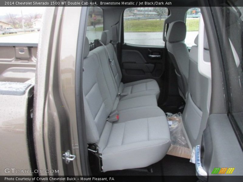 Brownstone Metallic / Jet Black/Dark Ash 2014 Chevrolet Silverado 1500 WT Double Cab 4x4