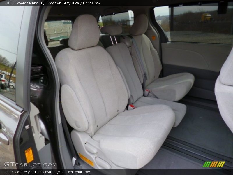 Predawn Gray Mica / Light Gray 2013 Toyota Sienna LE